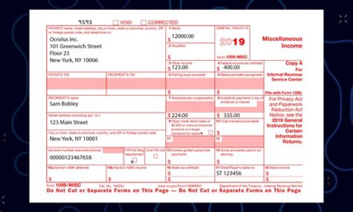 Does address Matter 1099?