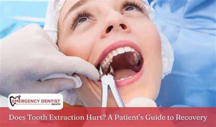 Does tooth extraction injection hurt?