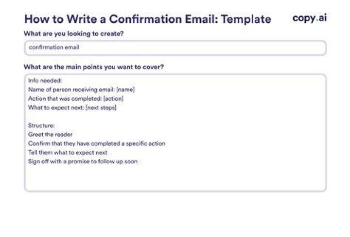 How do you reply to a confirmation message?