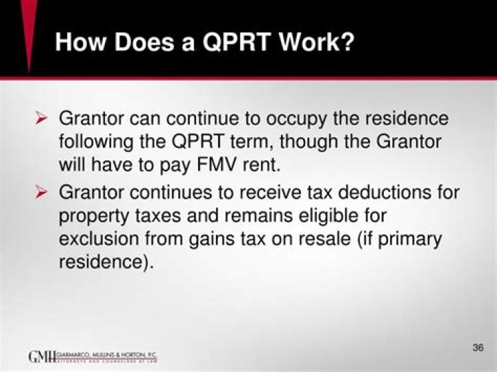 What does QPRT stand for?